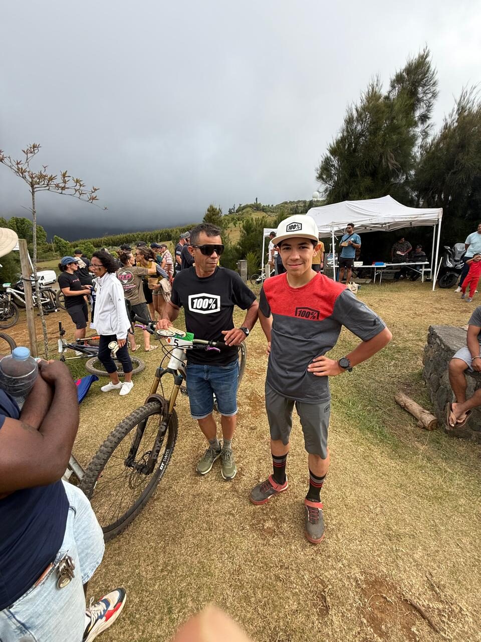 Podium 100%, père et fils sur le tracé